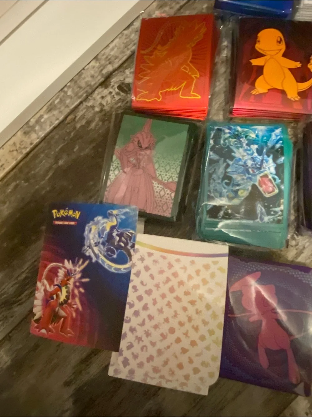 Assorted Pokémon Card Sleeve packs- Multi Color Designs